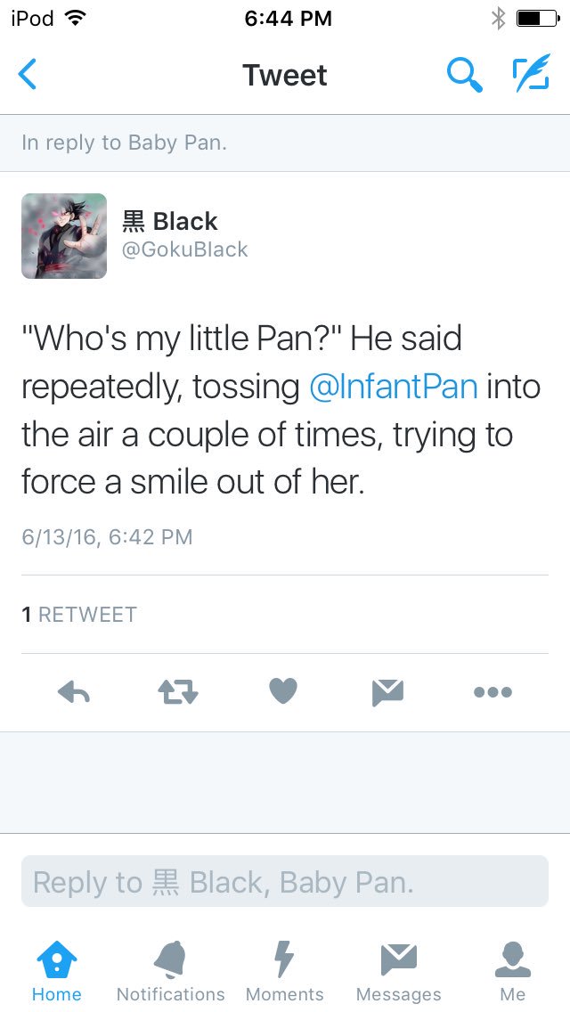 Tmzroleplay's tweet image. THIS JUST IN: Pedophile on the loose? Black Goku's next target seems to be Pan! She's only an infant! This is crazy!
