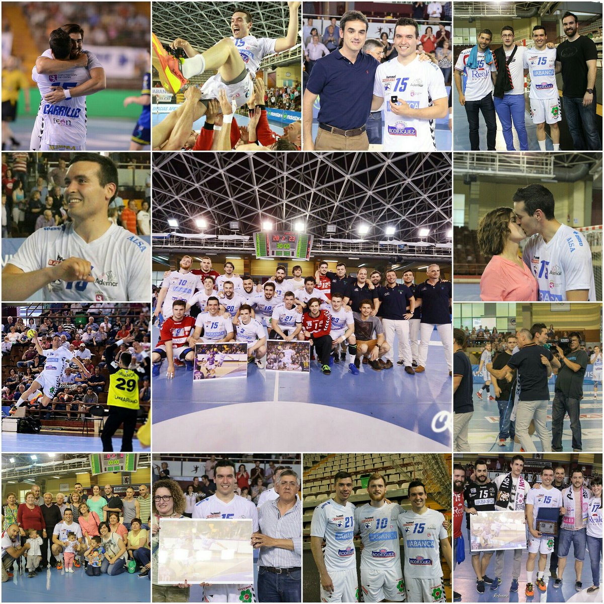 Ese día permanecerá como un recuerdo imborrable gracias a todos vosotros y muchos más. #Ademar #Familia #Amigos 😁