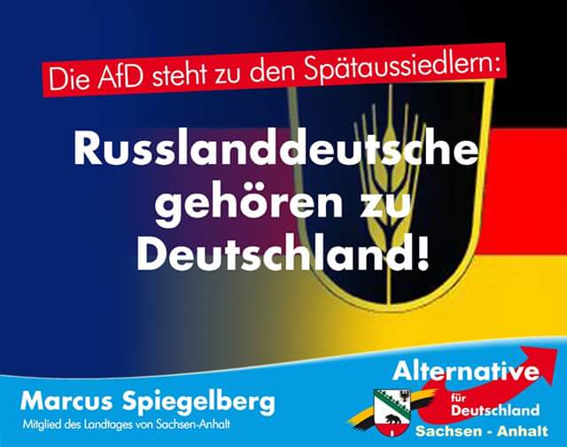 Nicht nur Spätaussiedler sondern auch Vertriebene finden hier eine neue politische Heimat
#afd #Pegida #ltwmv #agh16