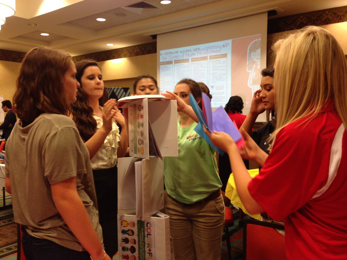 AlabamaCTSO's tweet photo. #ALSOLTS is in full swing! Building towers and learning leadership! https://t.co/uoXxjchHkl