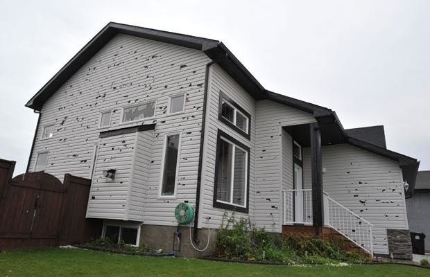 Nobodysbar's tweet photo. This time of year a little bit of hail can do a lot of damage. #pachnerexteriors #BBBcertified https://t.co/W2imYuE51r
