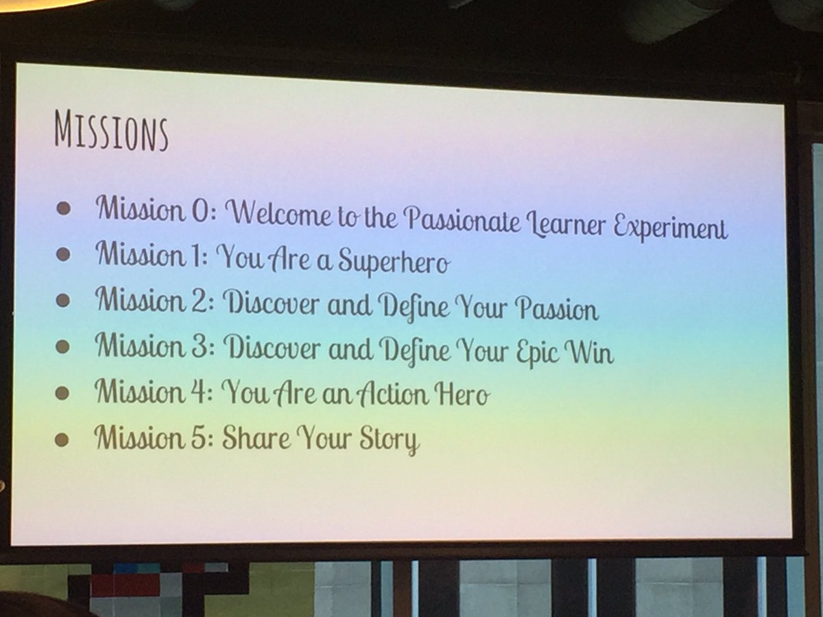 rolat's tweet photo. #Gamefying learning thru missions. challenging goals #classmagic Ss learned what success means @misspollock https://t.co/Aw1KqYYjja