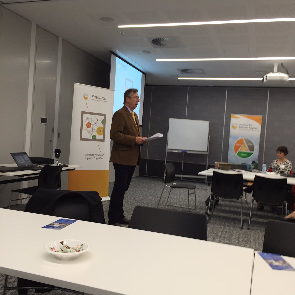 beer4_beer's tweet photo. #regstud #sallyhardy #unisa John Cole kicks off Resilient Regions week in Toowoomba https://t.co/mWYdbKXBxO