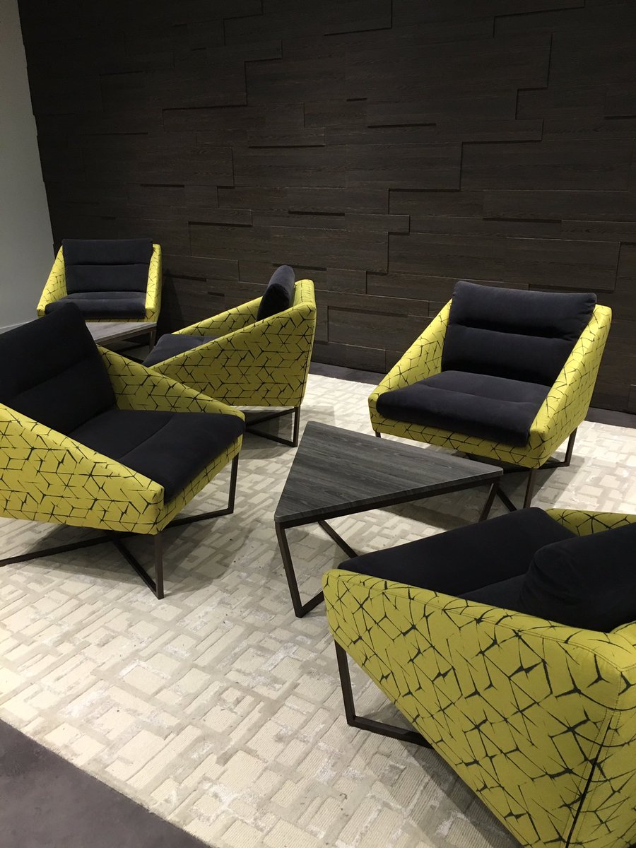 Beautiful lounge furniture by #CabotWrenn #NeoCon2016 #OfficeInteriors