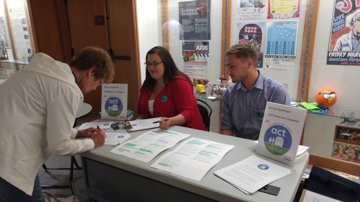 T4Michigan's tweet photo. Supporting @act_to_connect at @aadl tonight. Join us to learn more about @RTAmichigan &amp; better regional #transit! https://t.co/cxSmfiAw6O