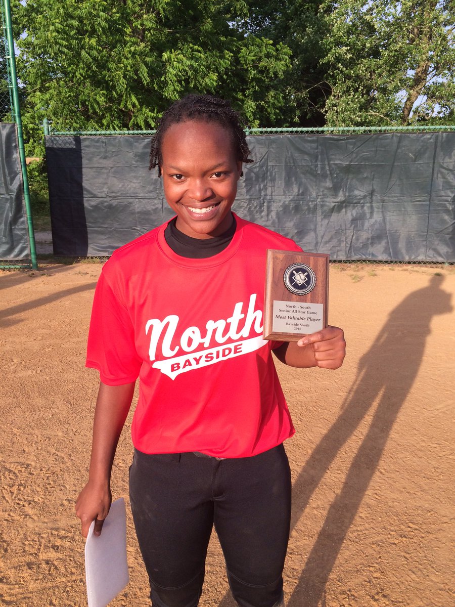 Dustin_Holt13's tweet photo. North Bayside all stars win 8-1 and Colonel Richardson's @brooks_jazmine gets the MVP with 2 hits and 3 RBIs https://t.co/kGwvH2xa1u