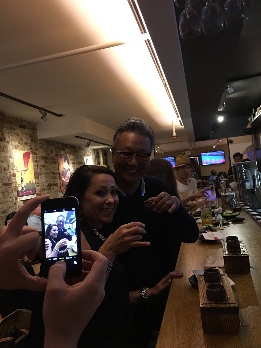PicklesFSU's tweet photo. Sipping Sake @T0byDean @motohome https://t.co/G7TsVBbDna