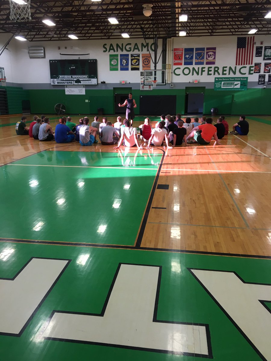 Nice to have former players come speak to the team. Especially when they are a 2nd lieutenant in the Air Force.