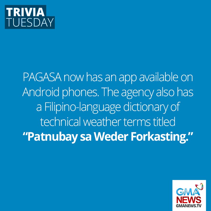 Kapuso Patnubay Weder Forkasting Morning Kapuso Patnubay Weder Forkasting Ang Dost Pagasa Triviatuesday Gma News Scoopnest