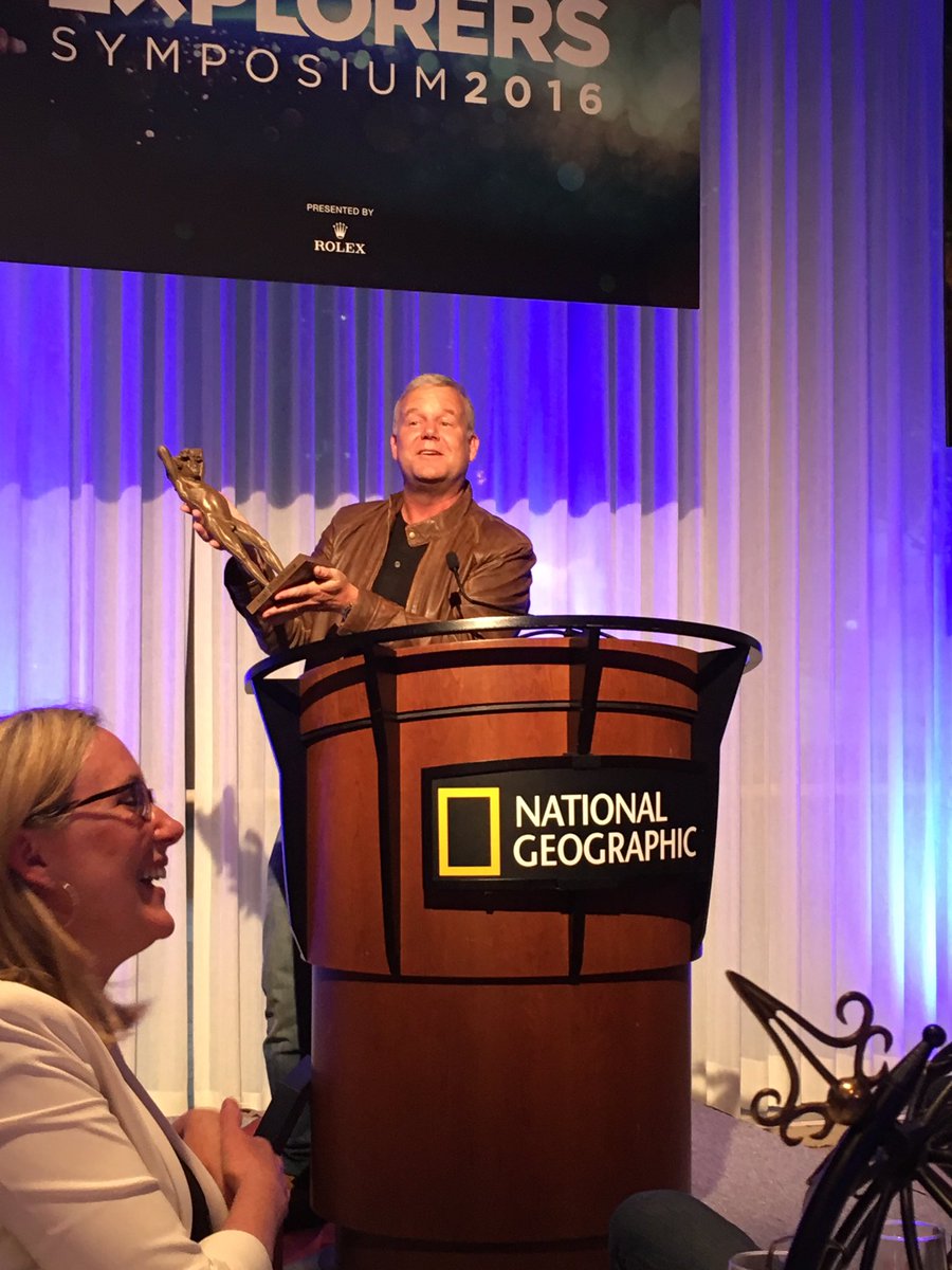 jeancase's tweet image. &quot;Exploration is a marathon not a sprint.&quot; @LeeRberger at @NatGeoExplorers #ExplorersWeek @NatGeo #LetsExplore