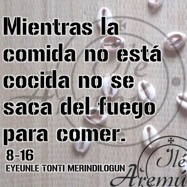 ilearemu's tweet photo. Refrán de Diloggún: Eyeunle tonti Merindilogun (8-16) #orisha #oriate #osha #iworo #santeria #elegua #santero #ifa https://t.co/GyTe4moV1S