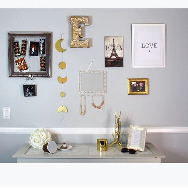 ICINGstores's tweet photo. .@ElectraFormosa used our home decor to decorate her accent wall and we #love it! #stylemyspace #icingstyle https://t.co/tghUM4Zbw3