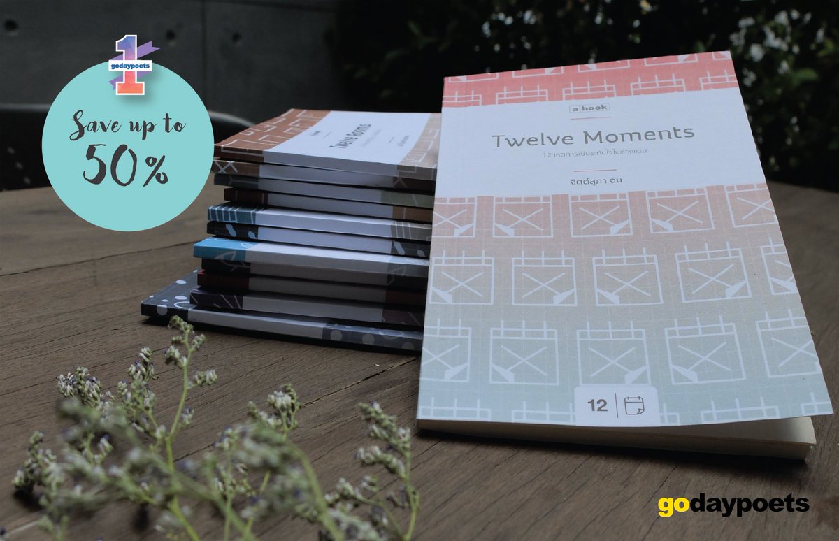 godaypoets's tweet photo. ใครที่ยังไม่มี #abooklet ทั้ง 12 เล่ม จะซื้อเอง หรือซื้อเป็นของขวัญก็ดี พิเศษตอนนี้ลด 50% แอบบอกว่าเหลือน้อยแล้วนะ https://t.co/jqSB6IzwiN