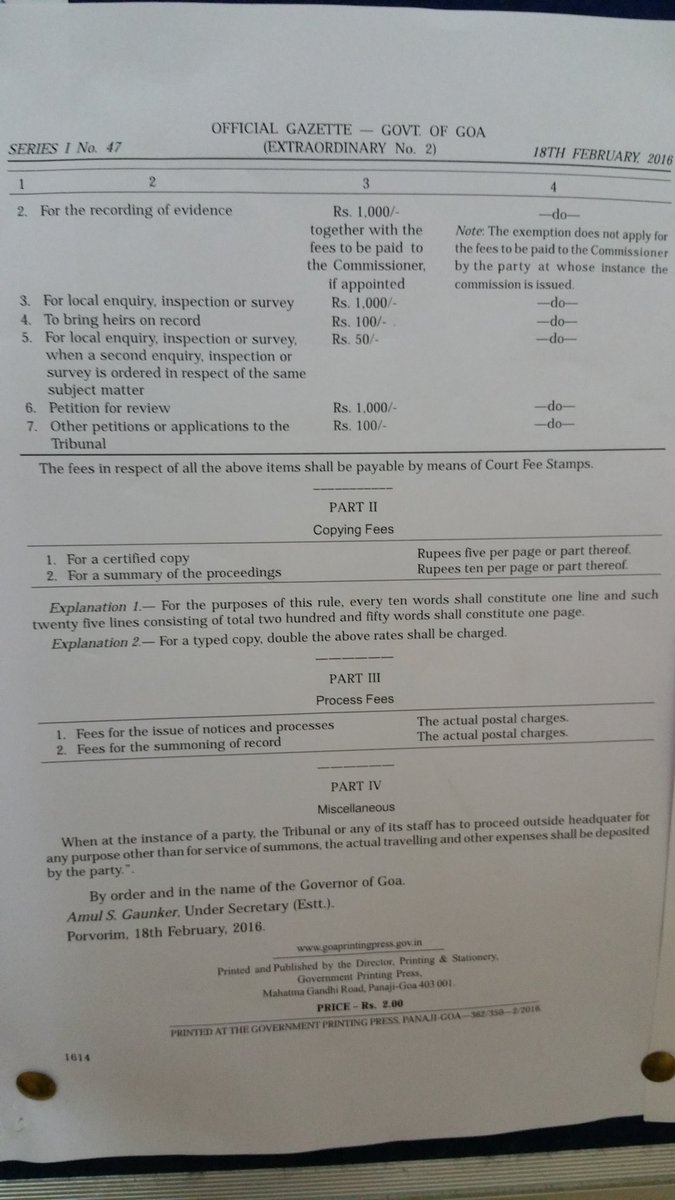 classicus_locus's tweet image. What a beautiful way to curb menace of adjournments. Impose court fees! Goa leads the way! #adjournment #pendency