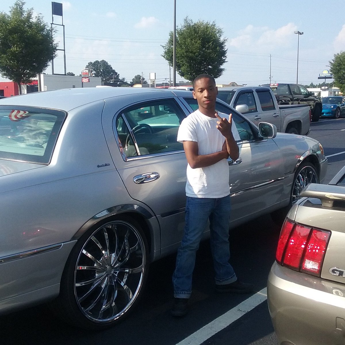 My my favorite cousin ray ray in his new car