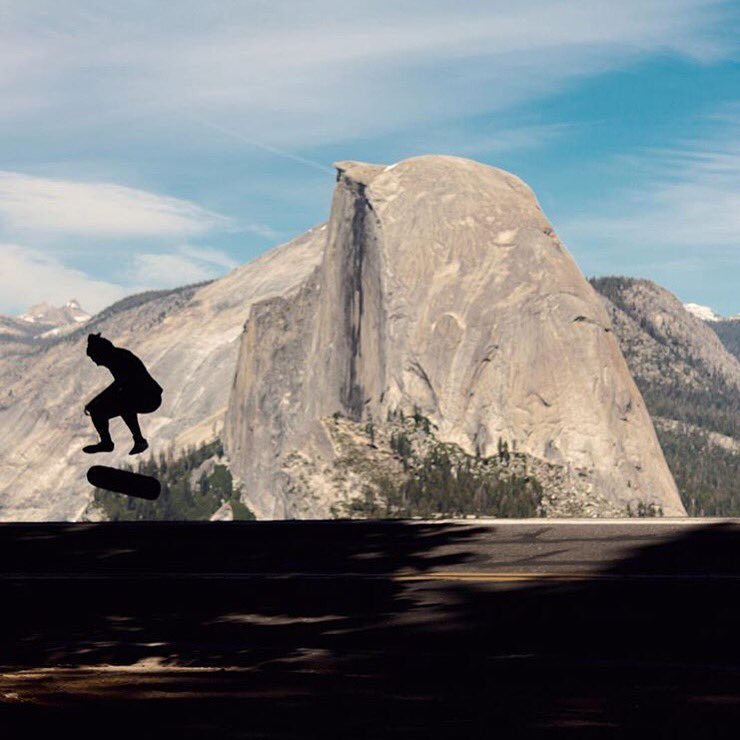 arisfordAI's tweet photo. A monumental kick flip with freeman @noah_j_garcia in #Yosemite National Park. #stepswiftly https://t.co/avhxcC2Lsf