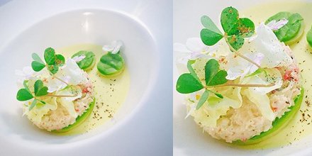 tandfallstates1's tweet photo. So fresh ...avocado and crab with fennel Panacotta 
@Chefjasonhoward 
#avocado #fennel #crab #panacotta #inseasonnow https://t.co/qGWXUih5Qz