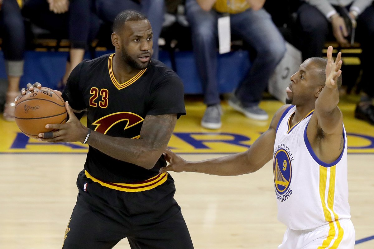 NBA's tweet image. LeBron James on a mission tonight on ABC. LBJ now has 25 late in the 2nd. #NBAFinals