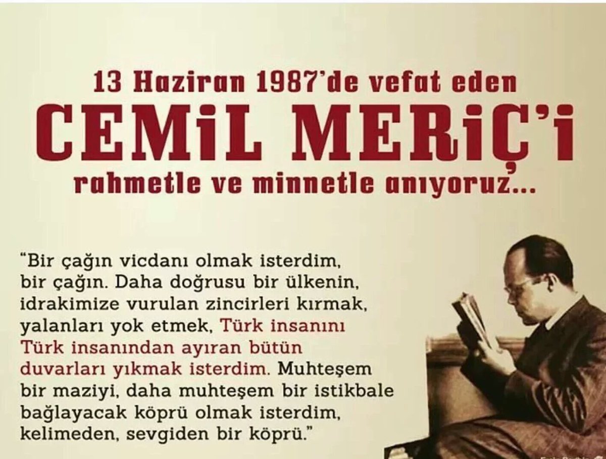 mhmgenc's tweet photo. Bir dava adamı, bir yürekli Medeniyet yolcusu Üstad Cemil Meriç.@Mdnyt_Yolculari @myolculari https://t.co/dDBKgKqYis