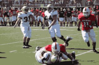 coachmmmcc's tweet photo. This is the end of one of my favorite hits. Courtesy of @NateGink #MAD #Flatbacked #Sack https://t.co/xMy8gLzZkl