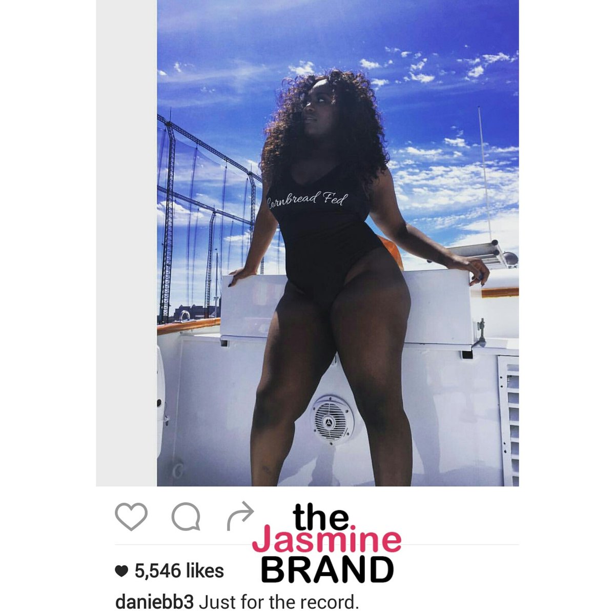thejasminebrand's tweet photo. Just for the record :: We hear #summer16 is for the #cornbredfed. Word to actress #DanielleBrooks. https://t.co/aSO6Lxy4lE