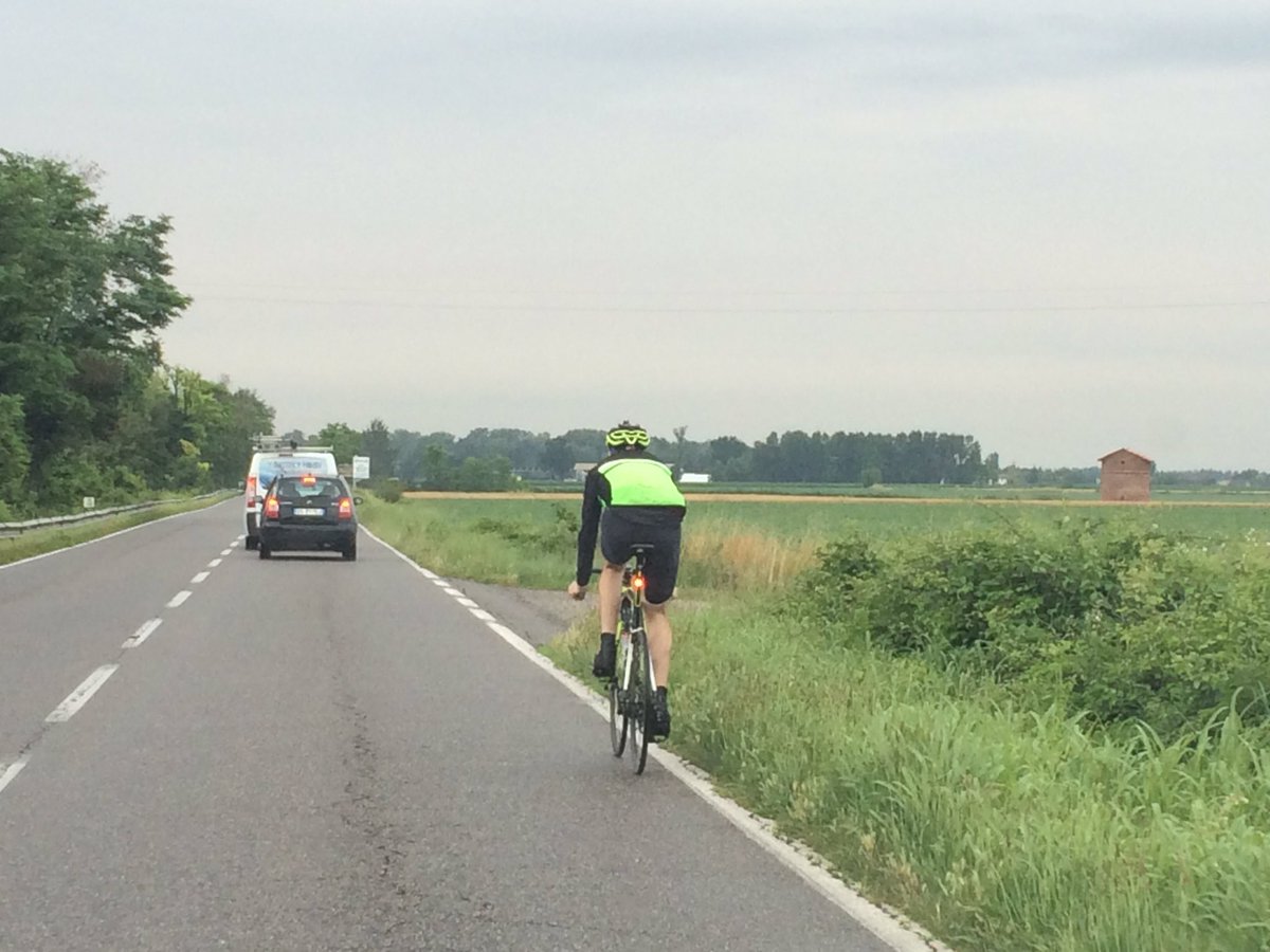 RAE4ZCT's tweet photo. 8:09am in Italy. 1250 miles complete. Team wet again from the rains ... @ultracycleurope 4 @ZCTrust https://t.co/e5Eq7JRLUV