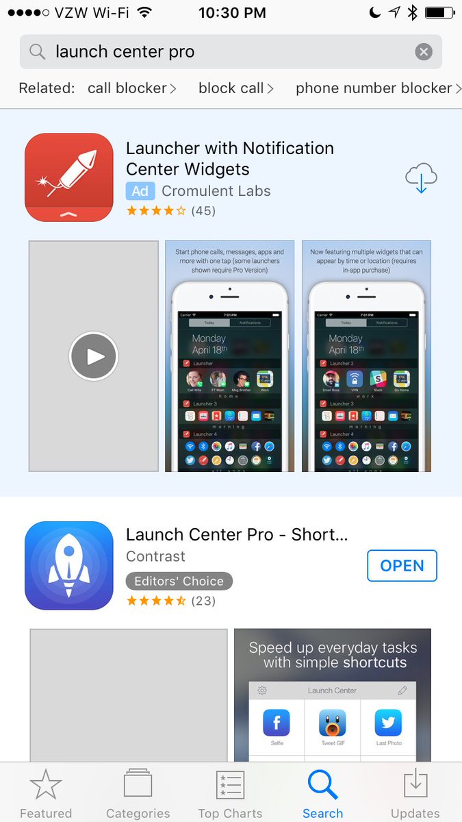 Launch Center Pro