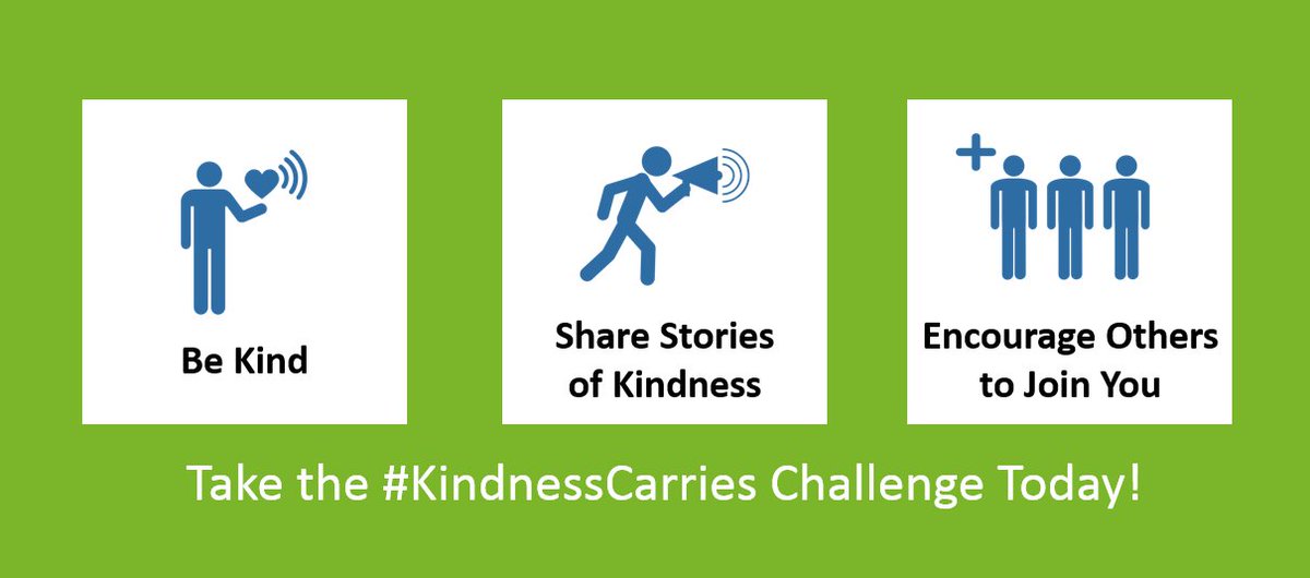 KindnessCarries's tweet photo. Visit https://t.co/BJhfK7YajN to accept the challenge! #kindnesscarries https://t.co/LiLrV0JXNO