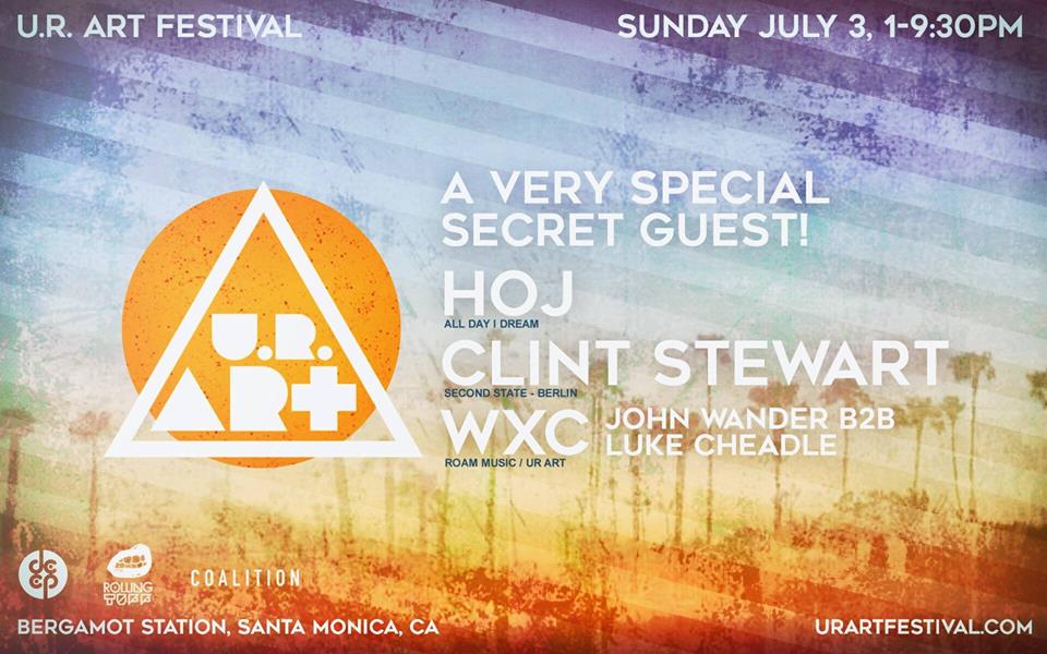 U.R Art returns July 3rd w/ Hoj, Clint Steward, WXC and a very special guest!
Tickets: bit.ly/1TZZpwW