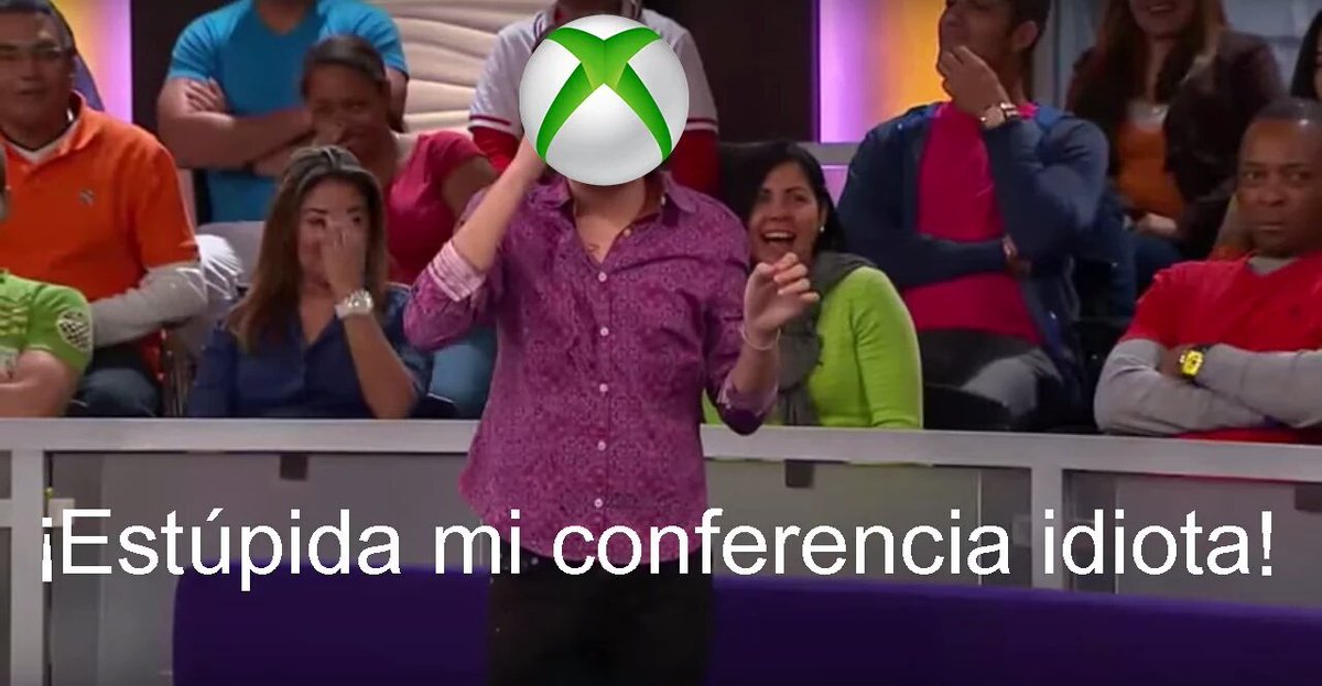 sorlak15's tweet photo. La gente de Xbox después de ver la conferencia de #PlayStationE3 #E32016 https://t.co/FQ1jcikcQS