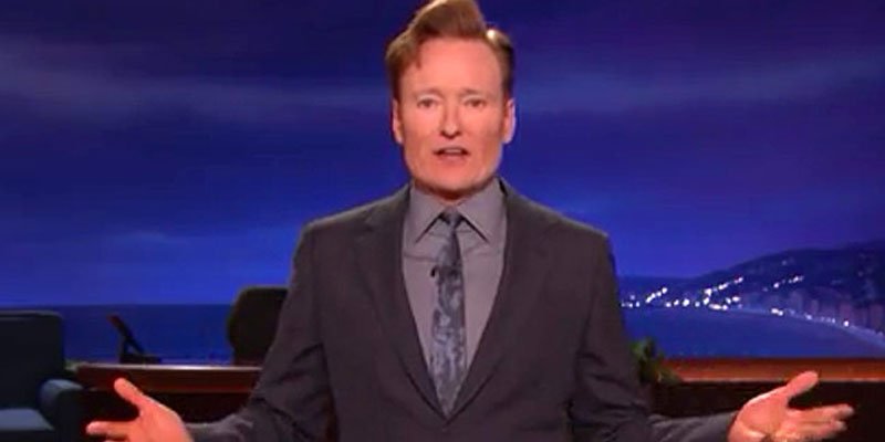 people's tweet photo. Conan O'Brien addresses gun violence in #CONAN opening monologue following #Orlando shooting https://t.co/Mfywkgg0eZ https://t.co/sdNtJs8bps