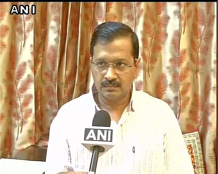 ANI's tweet photo. Modiji says that Sonia Gandhiji isn't allowing the Parl. to function because she can't digest defeat..(ctd)-Delhi CM https://t.co/pBlMnHi2PV