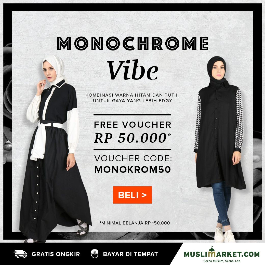 Ada Gift Voucher 50Ribu untuk Koleksi Monokrom! >> bit.ly/1rn0l18