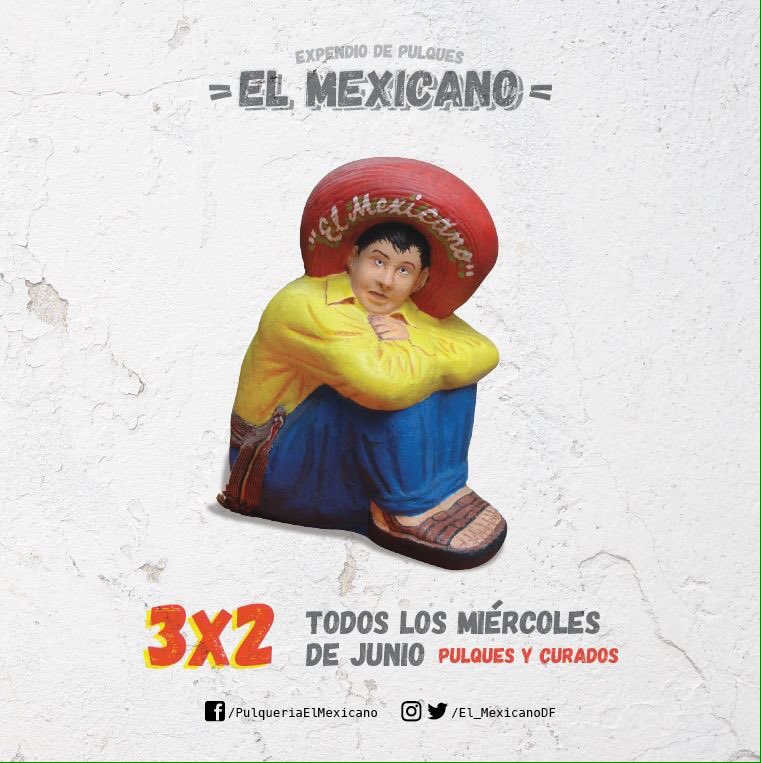 El_MexicanoDF's tweet photo. #PROMO 🔥🔥🔥 3x2 en #pulque natural y curados todos los miércoles de junio 2016. Anímense e inventen a sus amigos 👊🏼😎 https://t.co/Or4iLJH19A