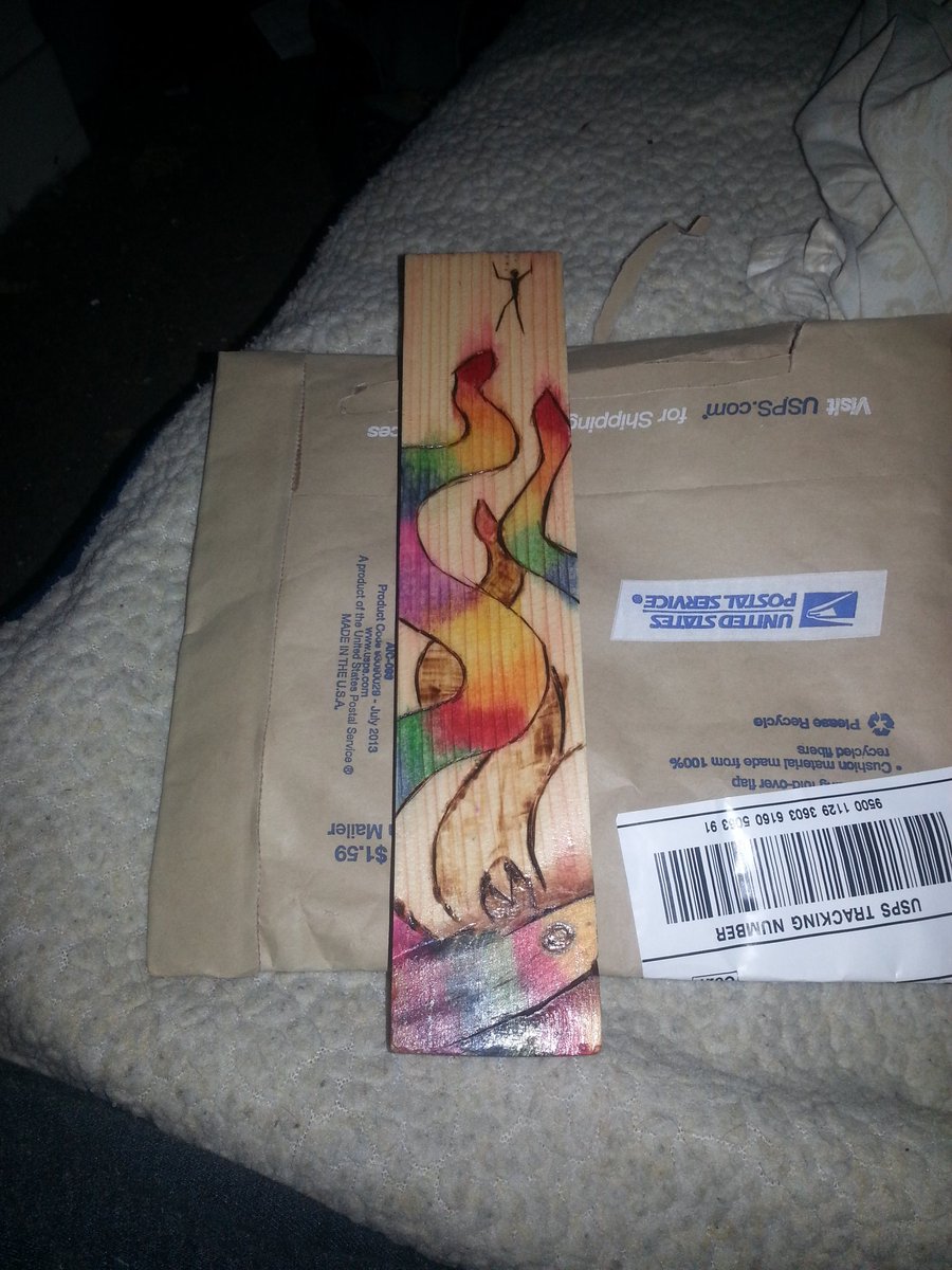 AnderDarning's tweet photo. Thank you so much @Banzaibabee ! #RainbowSquid #CoolStreamer #IndieStreamer #WoodBurning #watercolors https://t.co/zIP4A804WZ