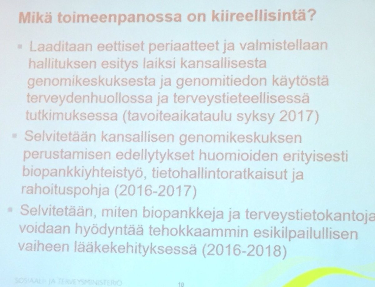 SaaraHassinen's tweet photo. Hyvään listaan pieni täydennys! Biopankkien ja muiden tietojen monipuolinen hyödyntäminen! #kasvustrategia #fihta https://t.co/87uissHtqI