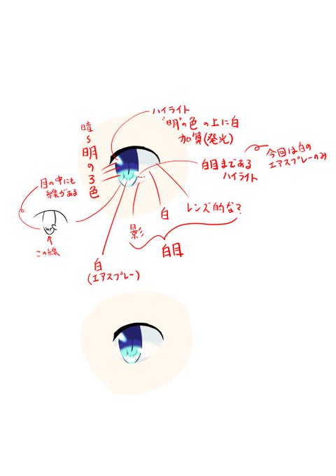 キレイな目のtwitterイラスト検索結果 古い順