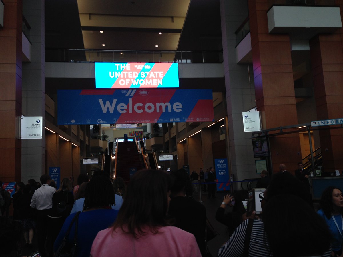 Everybody_Code's tweet photo. Very excited to be at the #unitedstateofwomenSummit today! Let's talk gender  equality and diversity https://t.co/CG7jFBjd7E