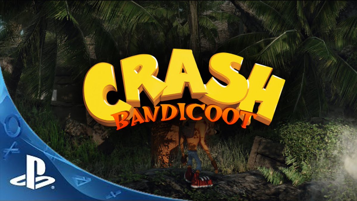 DustyOldCart's tweet photo. Sony announced the first thewe Crash Bandicoot games being remade! Do you rather play the originals?! #sony #E32016 https://t.co/ADTfjg91Mh
