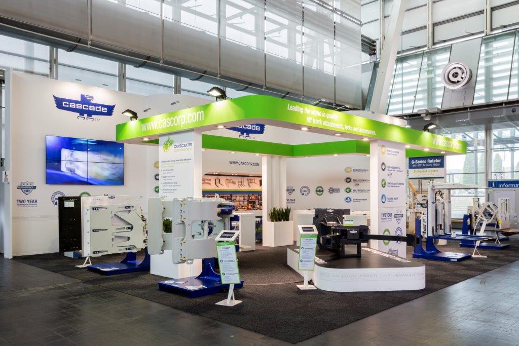 Deze stand hebben we gebouwd voor Cascade op de Cemat 2016 in Hannover..