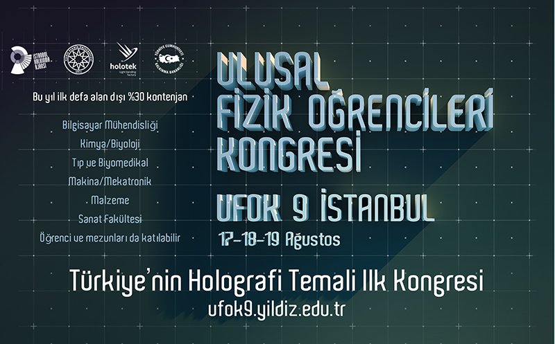 holotek's tweet photo. #Holotek olarak @istkaorgtr desteğiyle #ilk #holografi temalı #öğrenci #kongresi YTÜ'de @ufokkongre @YildizEdu https://t.co/kmfwivfWJD