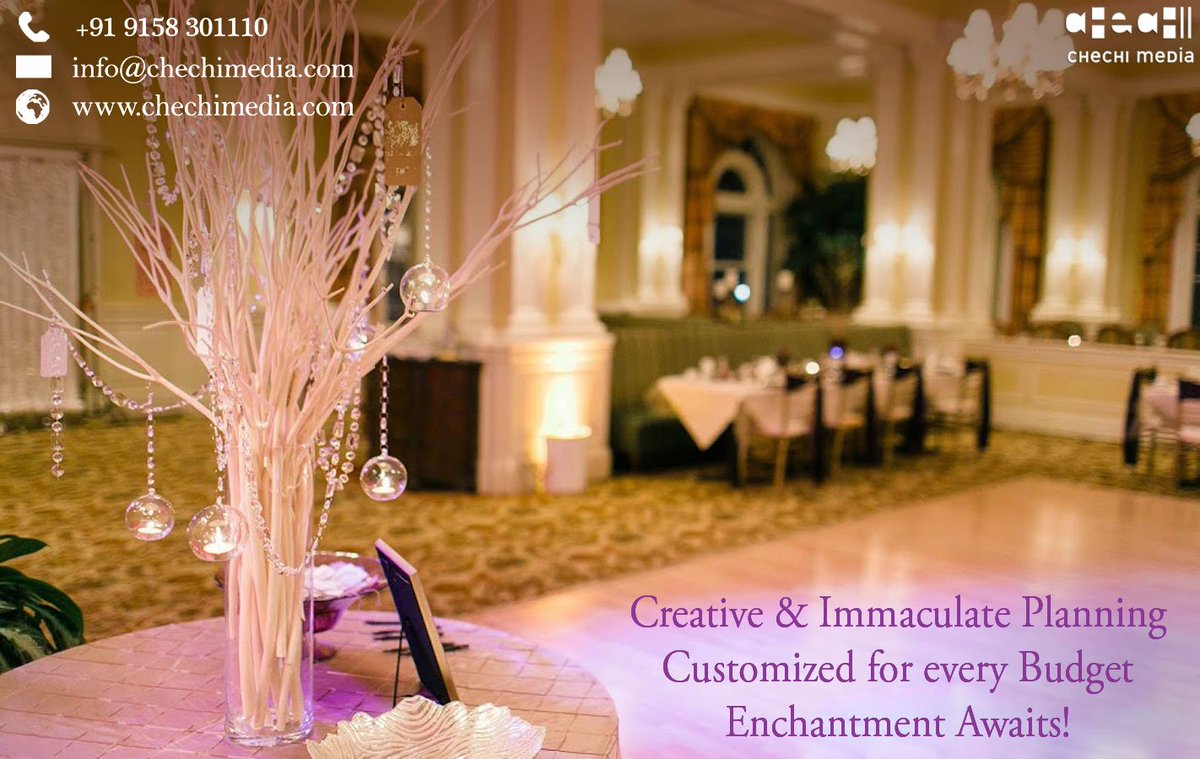 chechimedia's tweet image. #CreativeSolutions #PerfectPlanning #CustomizedEvents #Pune #GoInternational #EventPlannersTalk #India #greatplan