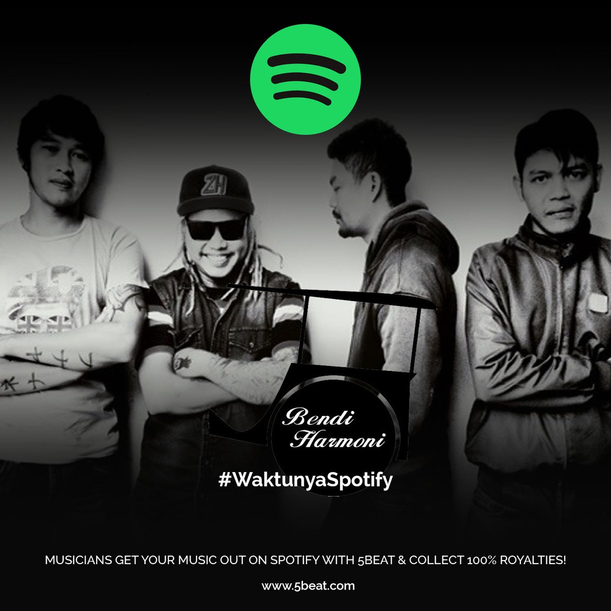 #WaktunyaSpotify w/ <a href="/bendiharmoni/">Bendi Harmoni</a>
spoti.fi/1UwJ9xK
#GetYourMusicOut with <a href="/5BeatID/">5Beat.com</a>