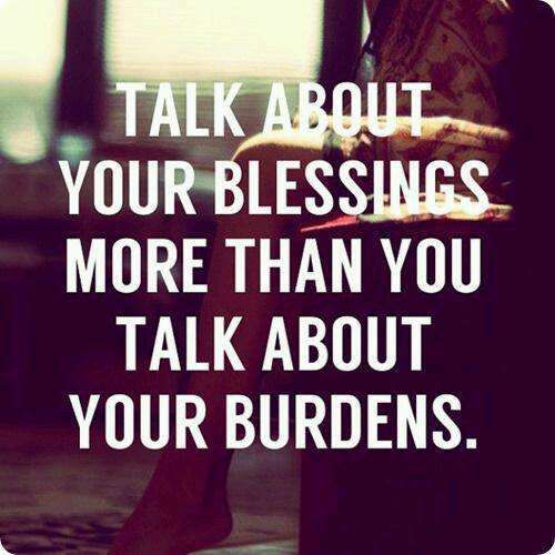 message_mobile's tweet image. Talk about your #blessings more than you #talk about your #burdens.