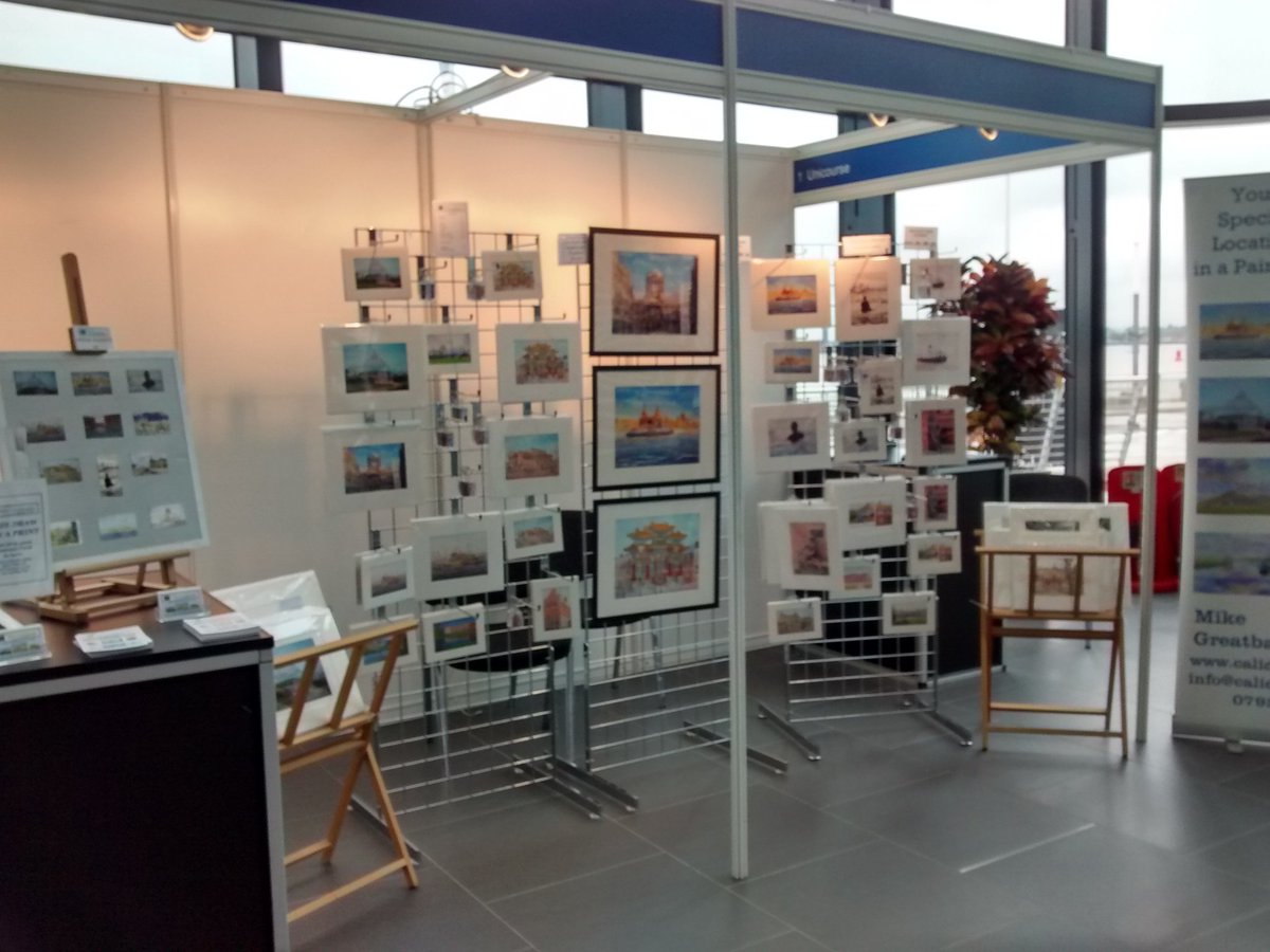 Art and business at #IFB2016 <a href="/calidad_canvas/">Mike Greatbanks</a>