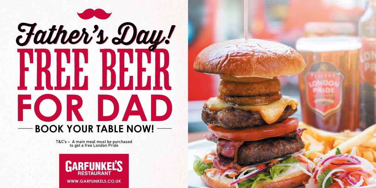 Happy Farthers Day! Pop in and treat Dad to a FREE beer today!🍻 👨‍👩‍👧‍👦  #LondonLegend #FathersDay