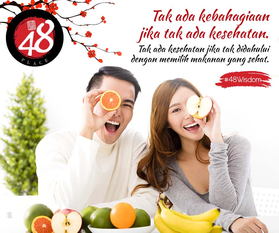 48dimsum's tweet photo. Dimsumer,  ayo mulailah memakan makanan sehat setiap hari :) #48wisdom https://t.co/VtWjlCICrH