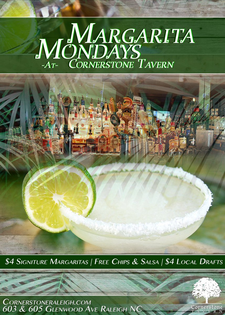 $4 margaritas starting this Monday! #margaritamondays
