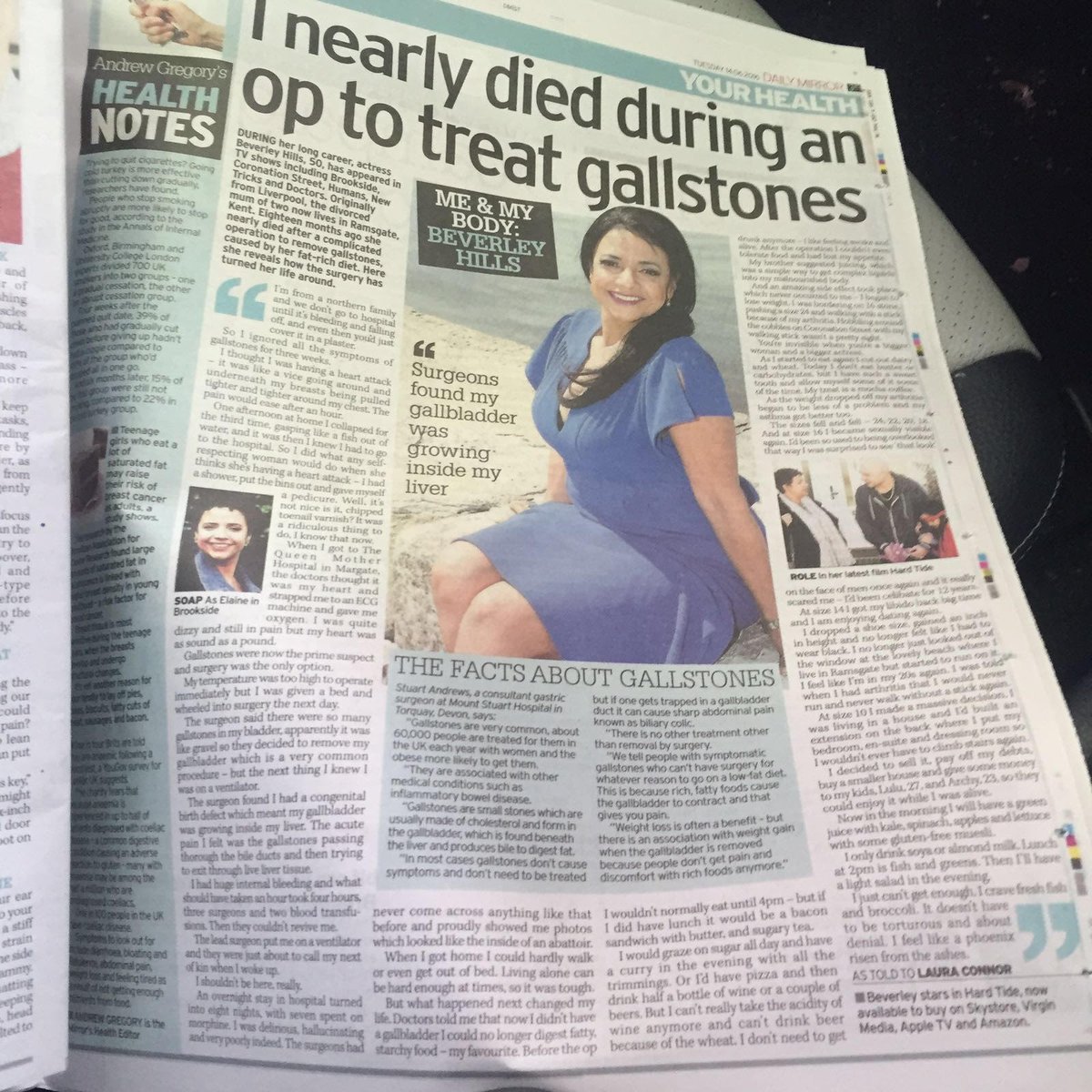 HARDTIDE's tweet photo. One of our absolute favorite ladies @beverleyhills tells her story in @DailyMirror today. <3 https://t.co/zpPmTA2XHm https://t.co/R9Wo9U6GuP