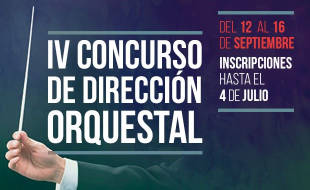 La #OdC y el CSMúsica “Rafael Orozco” convocan el IV Concurso de Dirección Orquestal.  Con <a href="/RafaelOrozcoAP/">R.Orozco Asociación</a>